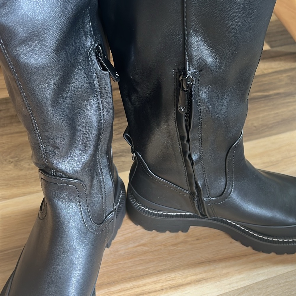 Sam Edelman Lerue Vegan Leather Over The Knee Boot Women’s 7.5 NWOT - Picture 12 of 16
